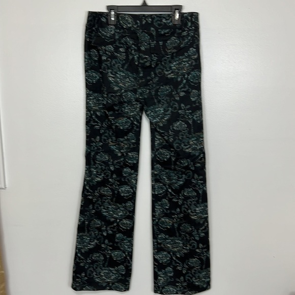 Womyn Wink Pant Paisley Print Denim Blue Jeans Size 4 - Picture 4 of 4